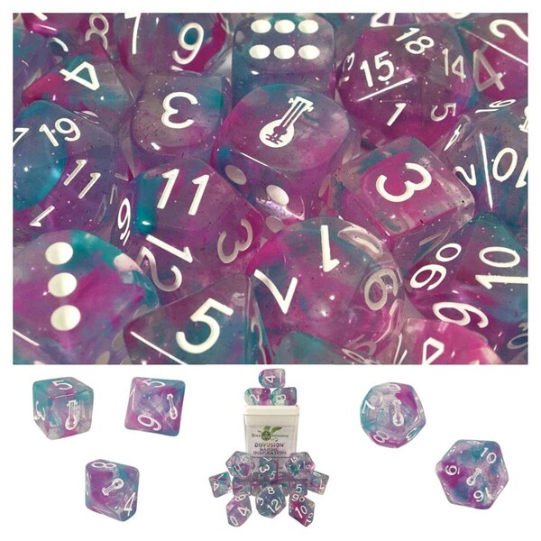 Role 4 Initiative Diffusion Bardic Inspiration Dice - Set of 15 R4I50522-FC-S - main